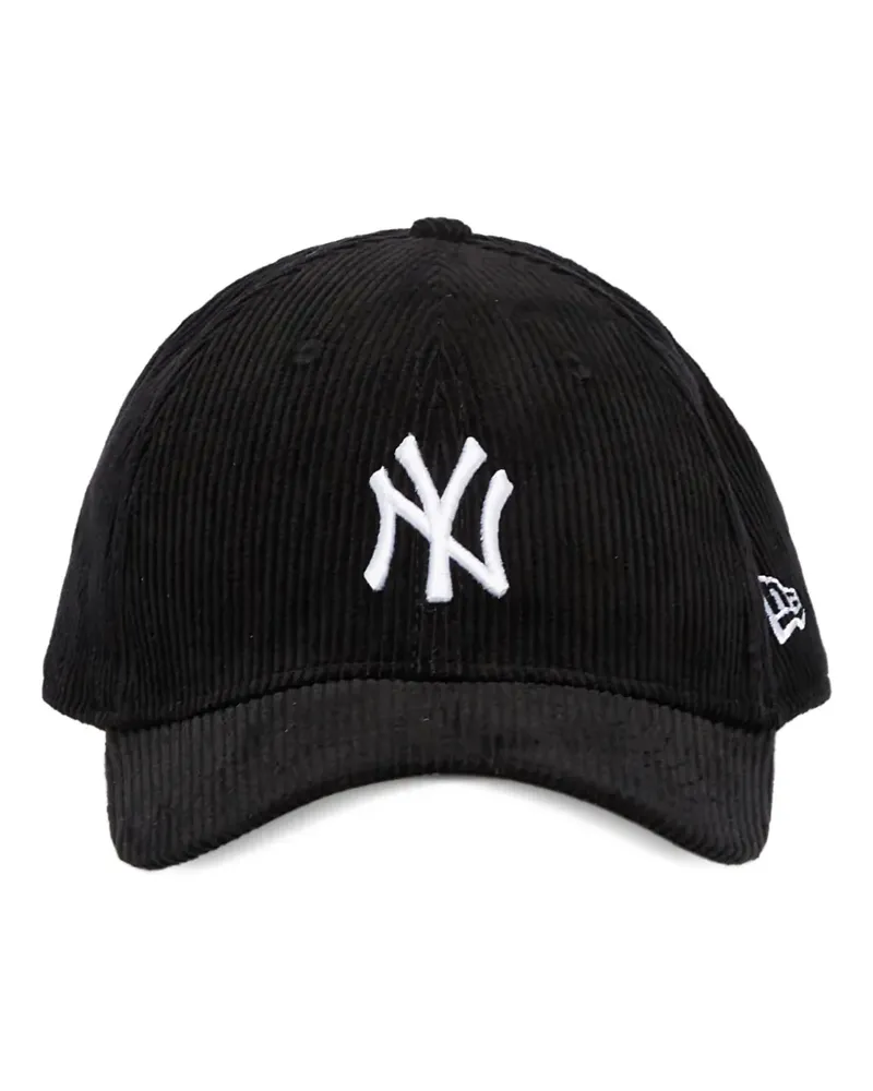 New Era Baseballkappe mit gebogenem Schirm - Schwarz Schwarz