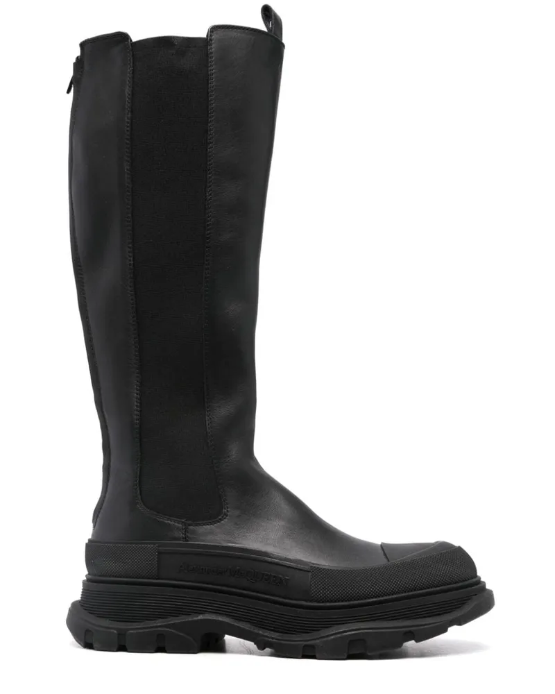 Alexander McQueen Tread Stiefel - Schwarz Schwarz