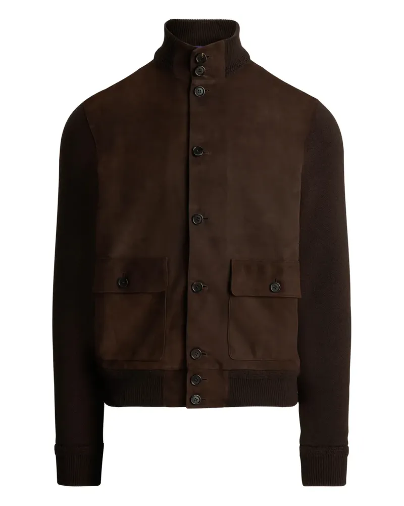 Ralph Lauren Jacke mit Kontrasteinsätzen - Braun Braun