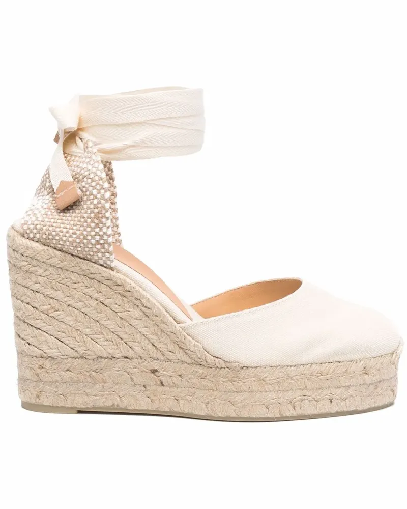 Castañer Carina Wedge-Espadrilles - Nude Nude