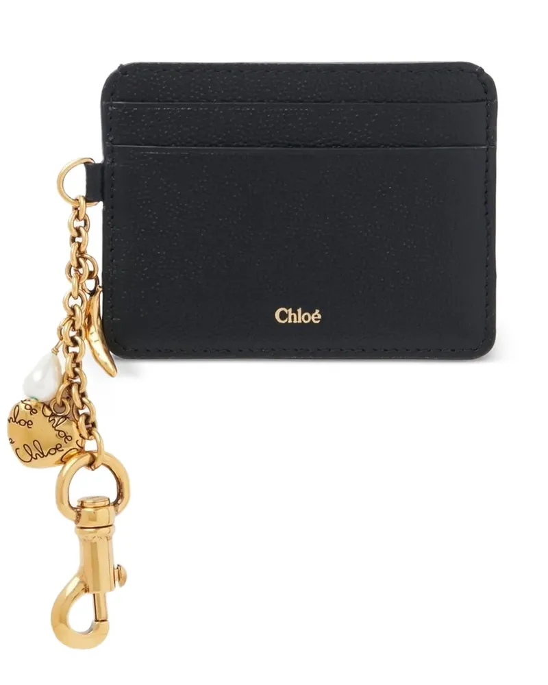 Chloé Kartenetui mit Anhängerdetail - Schwarz Schwarz