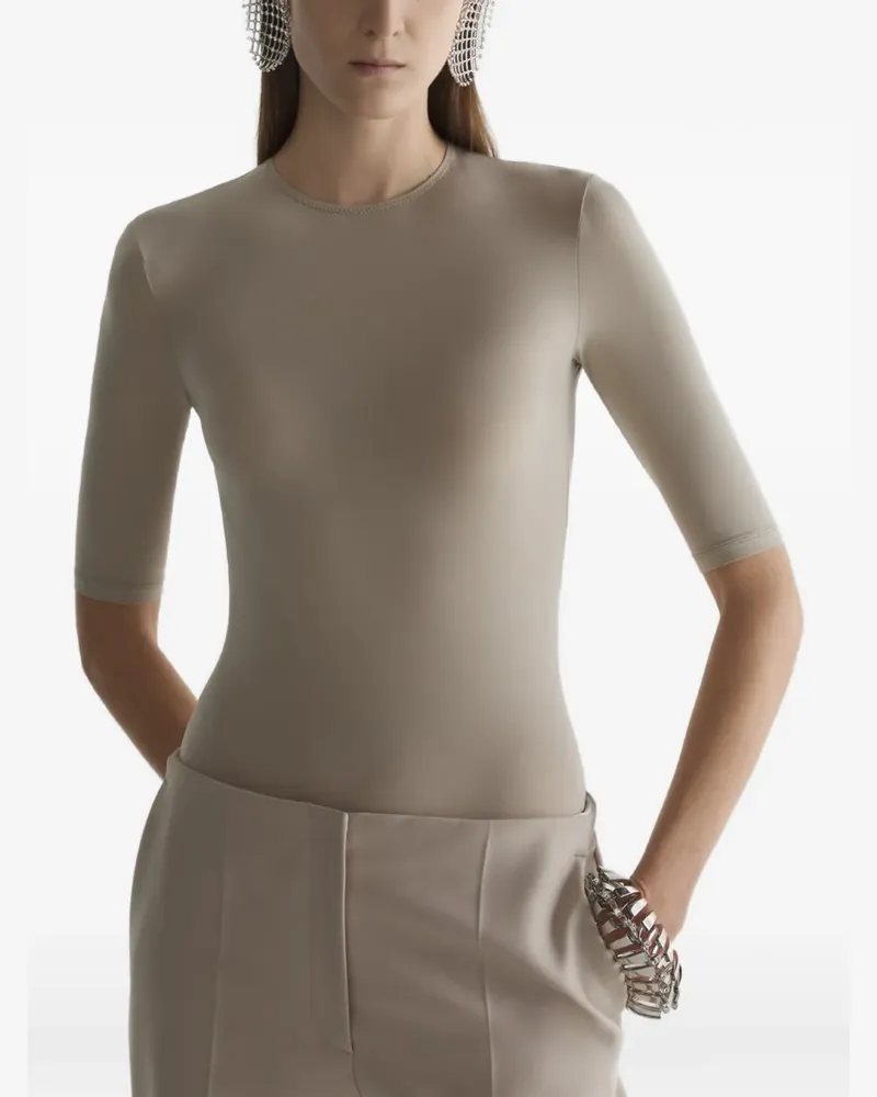 Thierry Mugler jersey body - Nude Nude