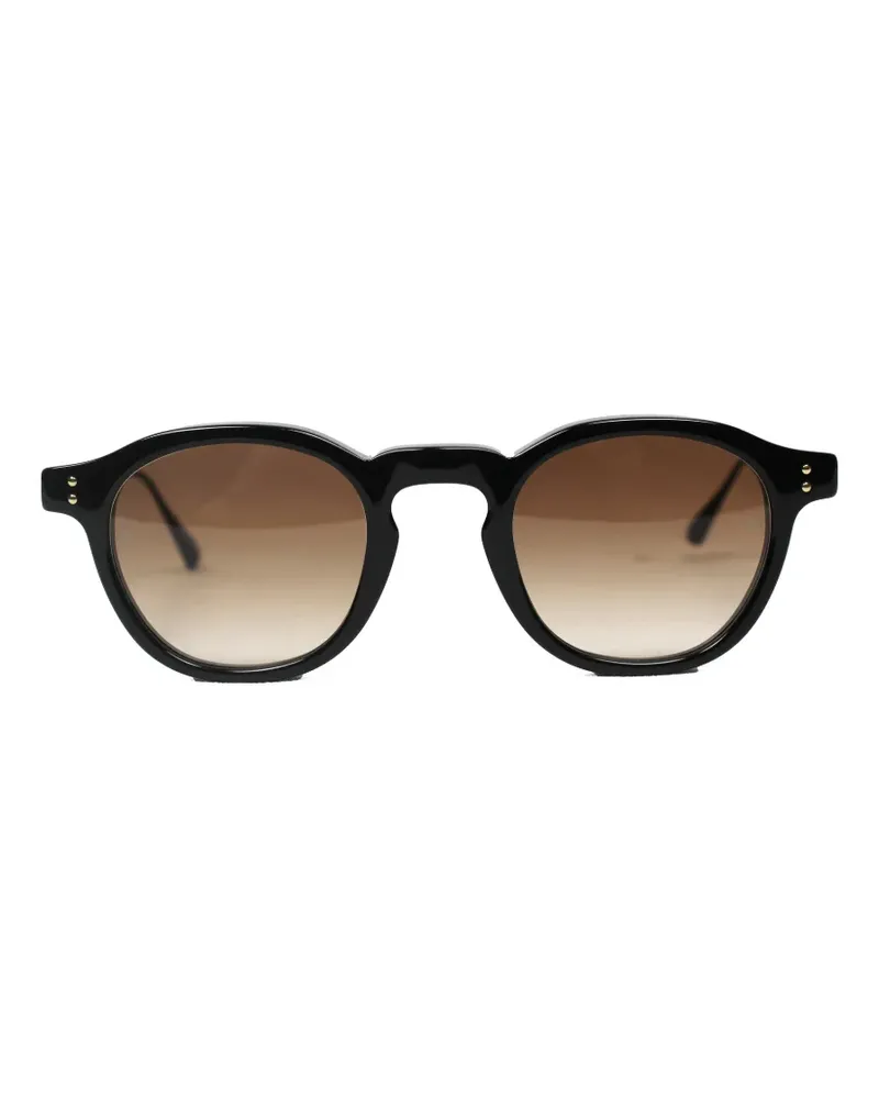 Linda Farrow round sunglasses - Schwarz Schwarz
