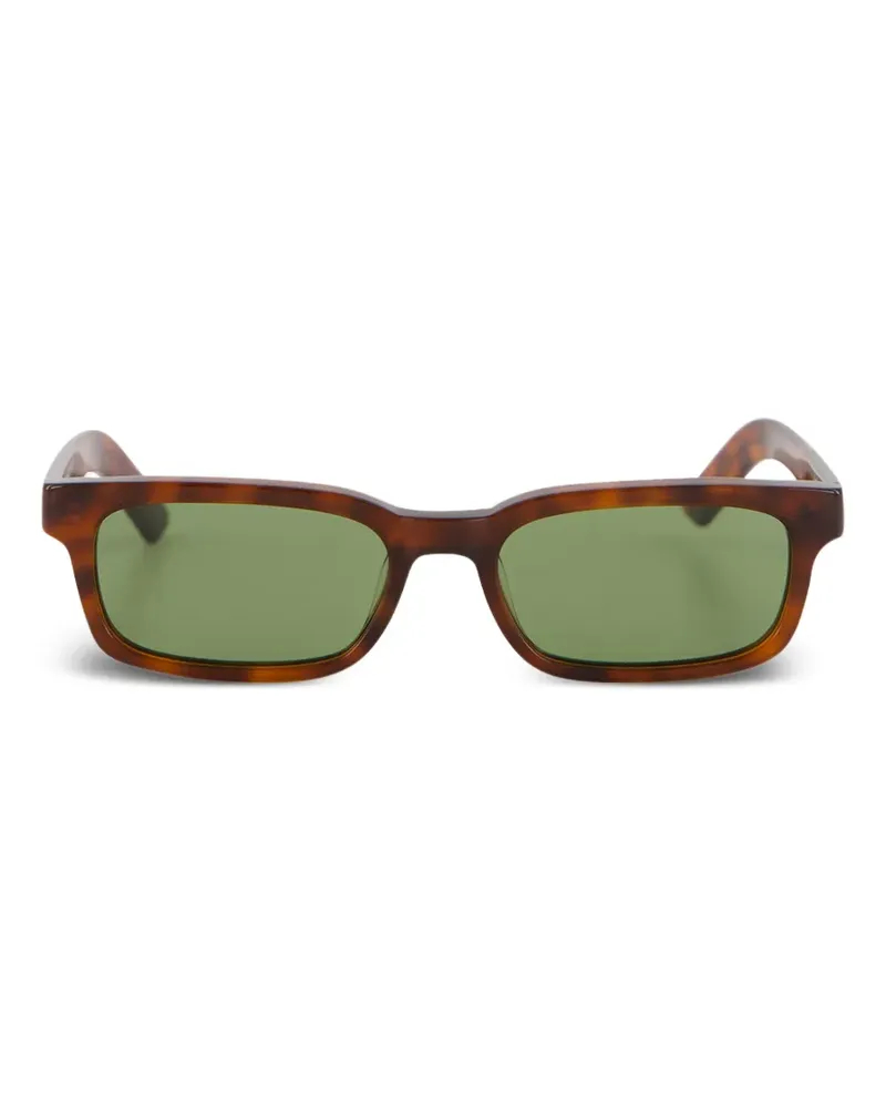 RETROSUPERFUTURE Gesto Havana Diversa rectangle-frame sunglasses - Braun Braun