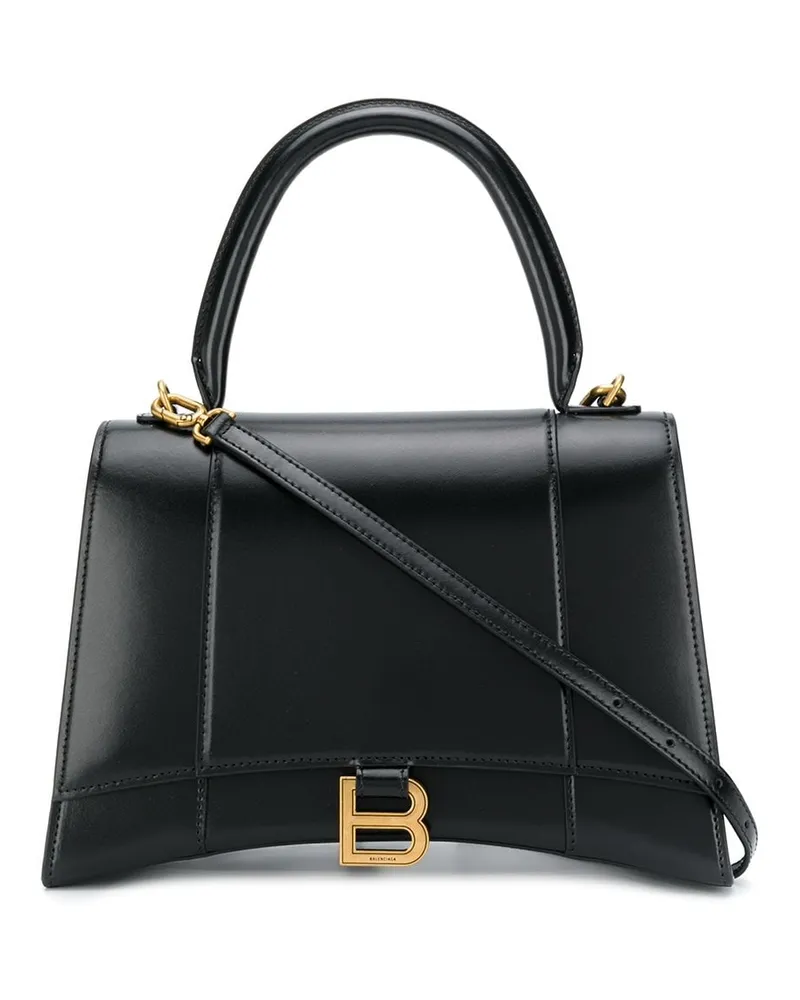 Balenciaga Mittelgroße Handtasche - Schwarz Schwarz