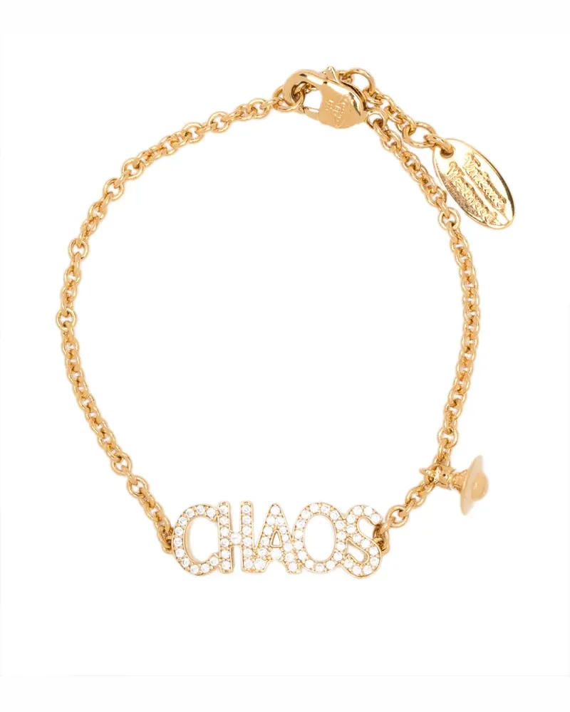 Vivienne Westwood Chaos Armband mit Kristallen - Gold Gold