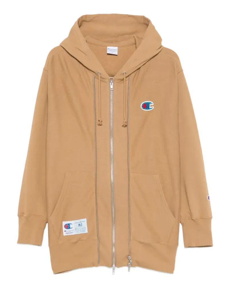 Undercover Hoodie mit Logo-Patch - Nude Nude