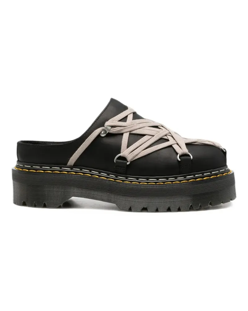 Rick Owens x Dr. Martens Megalace Mules - Schwarz Schwarz