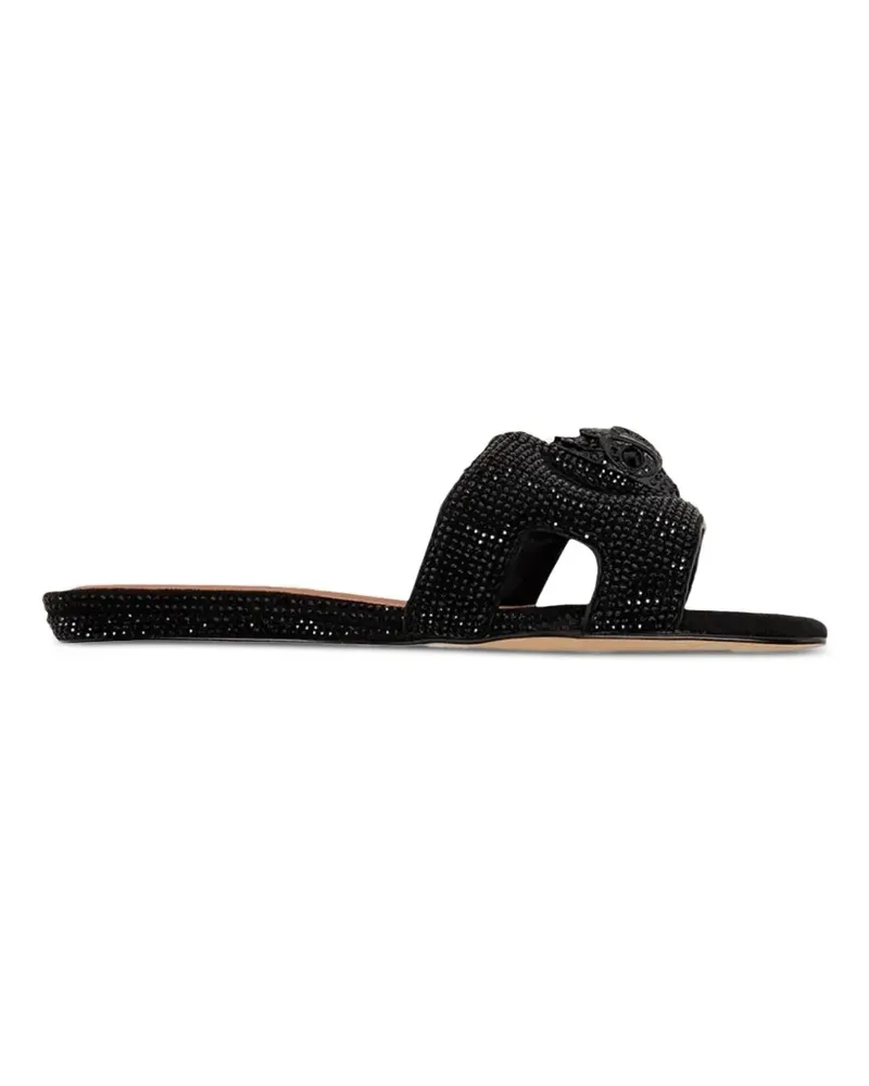 Kurt Geiger Eagle cut-out flat sandals - Schwarz Schwarz