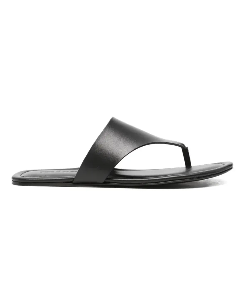 Kiton open-toe leather sandals - Schwarz Schwarz
