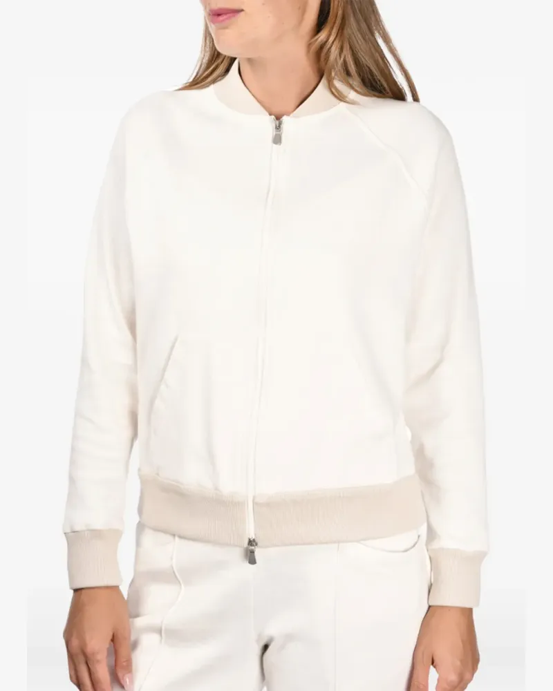 Gran Sasso zip-fastening jacket - Nude Nude