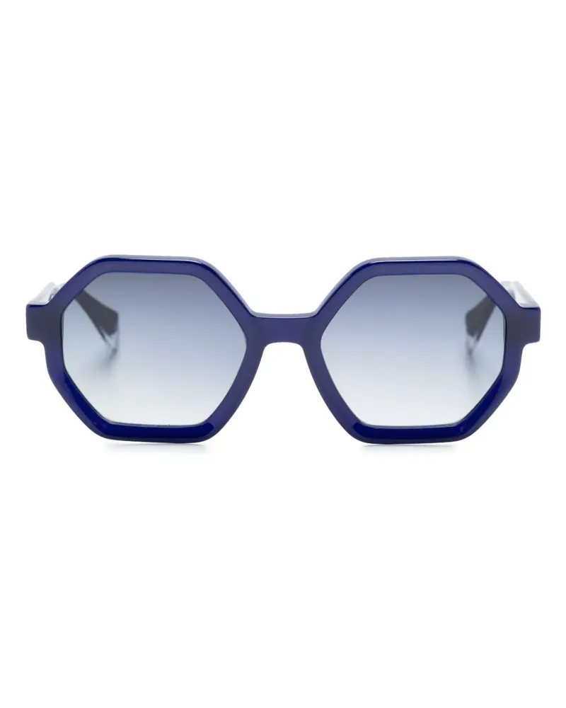 GIGI STUDIOS Geometrische Shirley Sonnenbrille - Blau Blau
