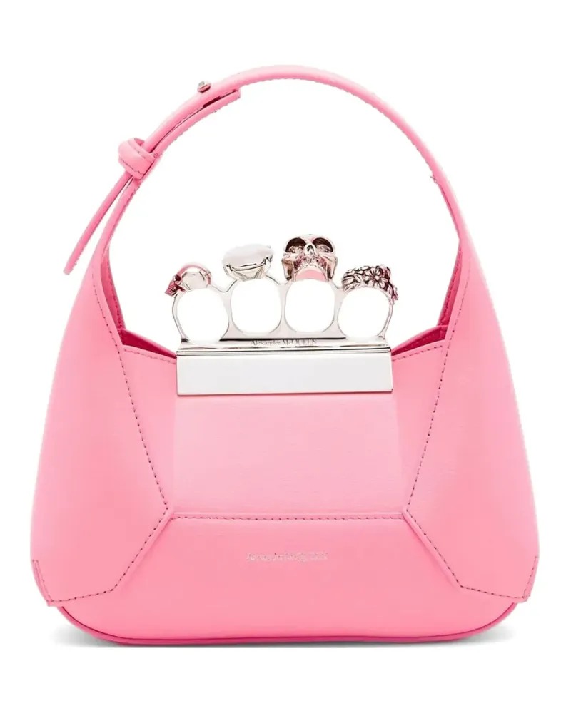 Alexander McQueen jewelled mini bag - Rosa Rosa