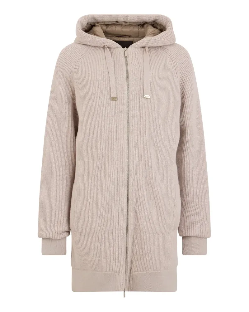 MOORER Gefütterte Kapuzenjacke - Nude Nude