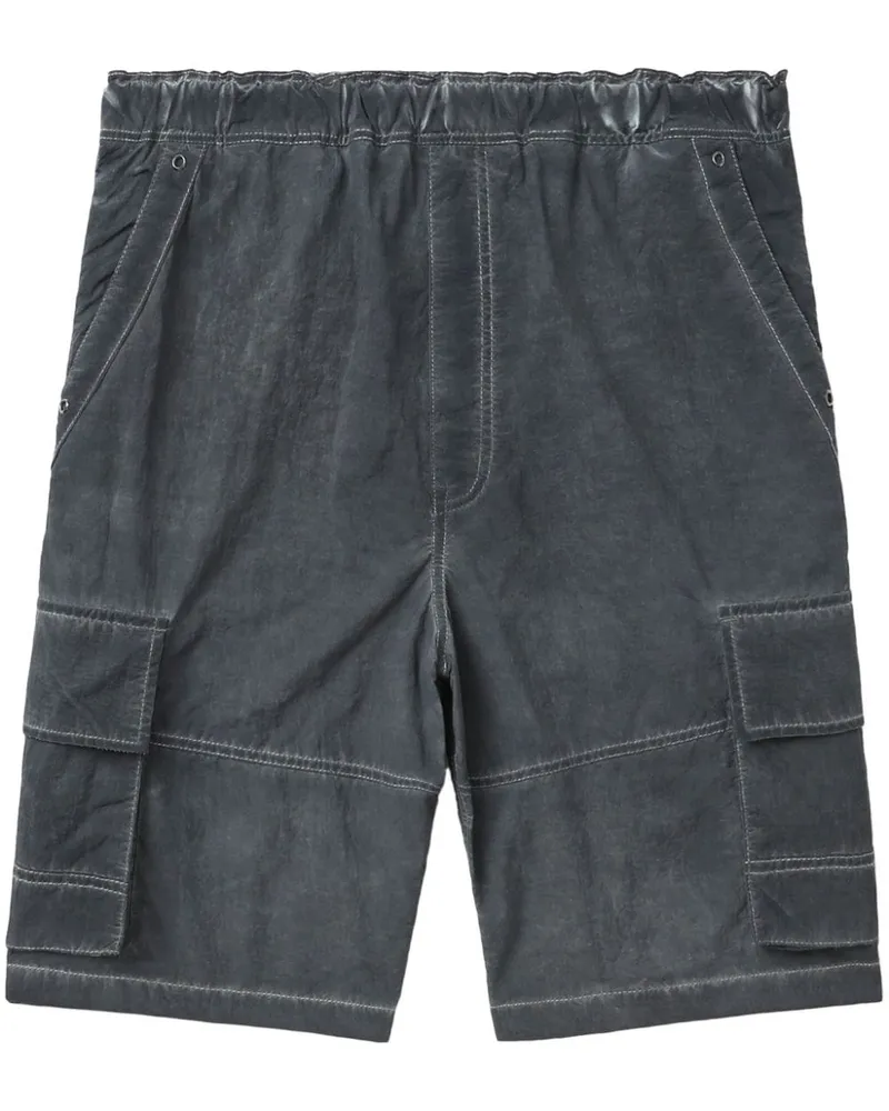 Izzue Cargo-Shorts mit Logo-Print Grau