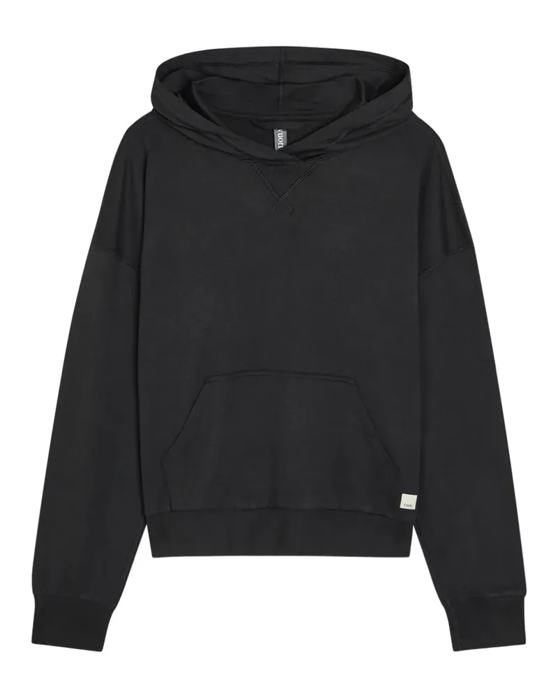 vuori pouch-pocket hoodie - Schwarz Schwarz