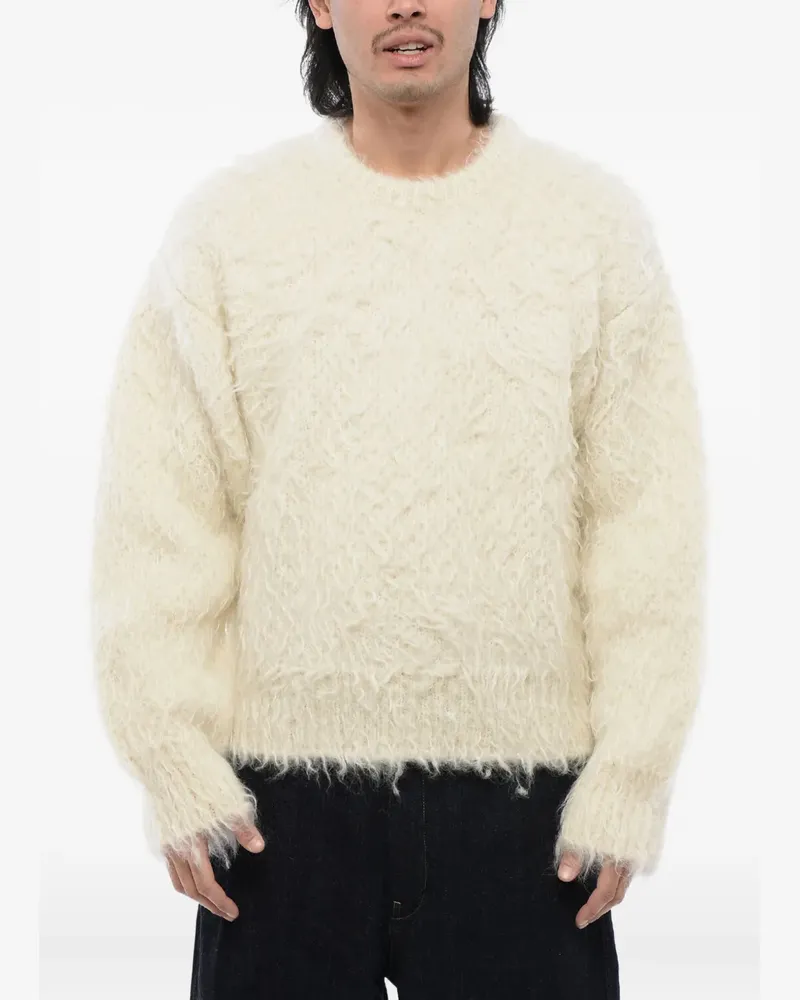 Jil Sander Pullover mit gebürstetem Effekt - Nude Nude