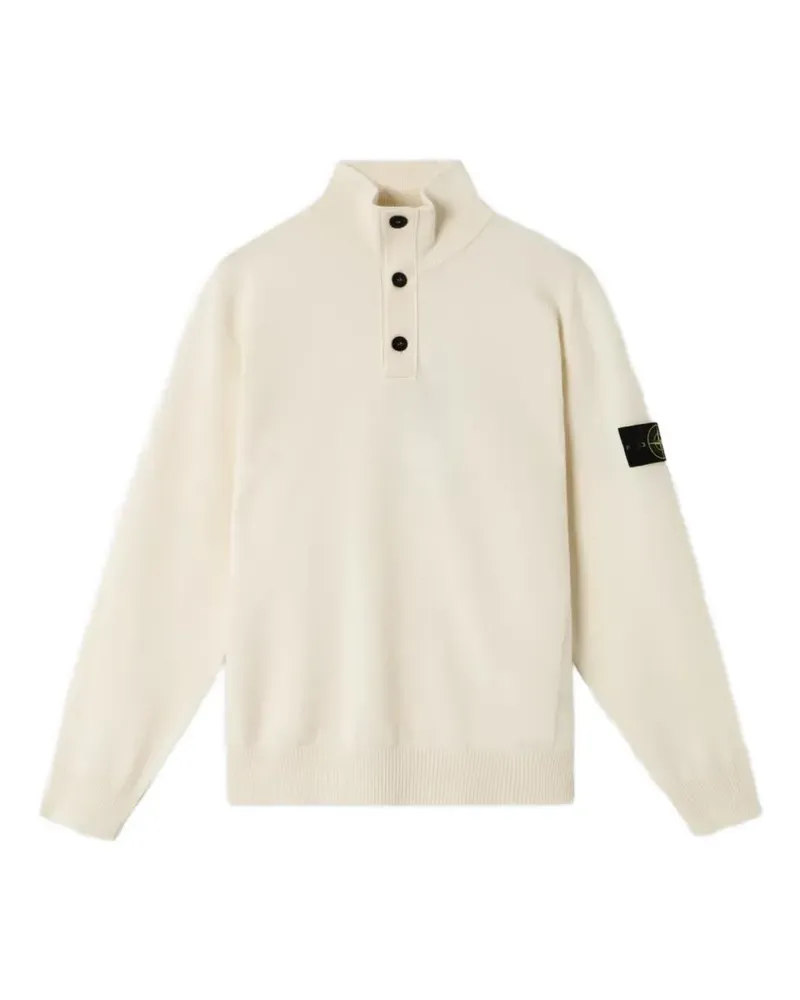 Stone Island Pullover mit Knopfverschluss - Nude Nude