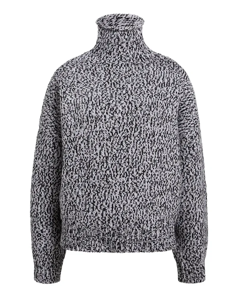 KHAITE Leon sweater in black multi - Schwarz Schwarz