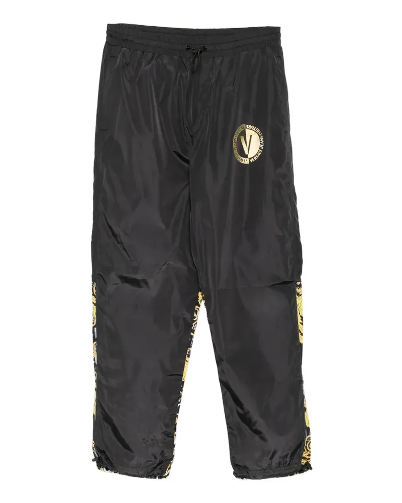 Versace Jeans logo-printed track pants - Schwarz Schwarz