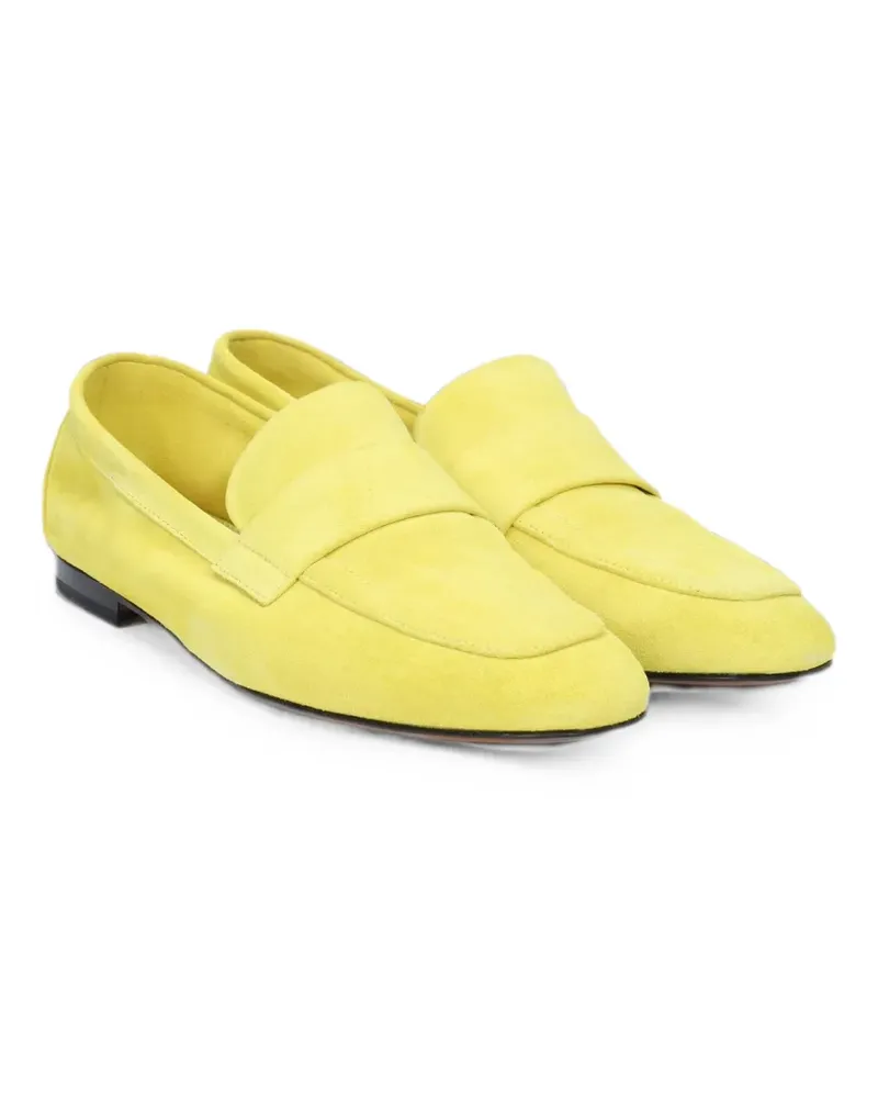 Doucal´s Penny-Loafer aus Wildleder - Gelb Gelb