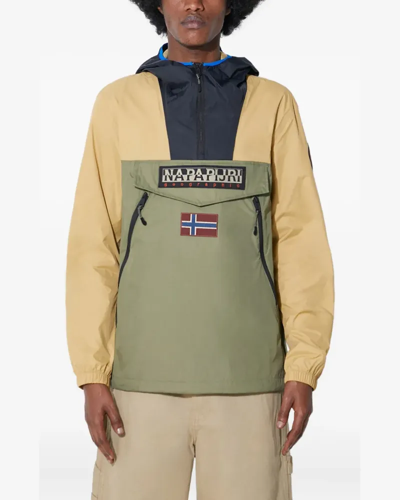 Napapijri Rainforest Wb Pkt V2 Kapuzenjacke mit Reißverschluss - Grün Grün