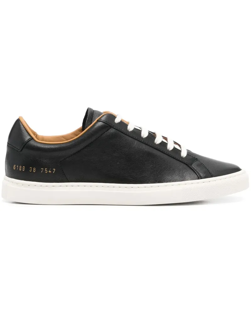 Common Projects Sneakers aus Leder - Schwarz Schwarz