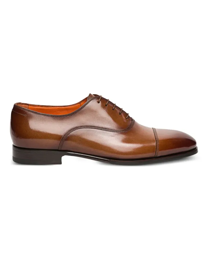 Santoni Oxford-Schuhe mit Kappe - Braun Braun