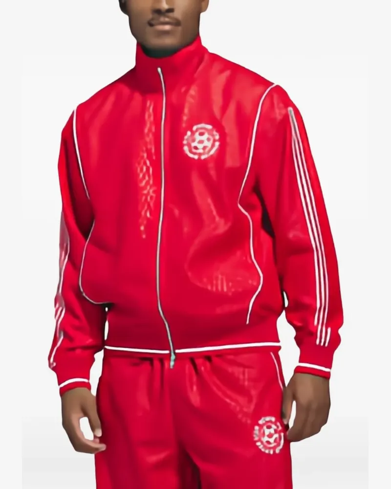 adidas track jacket NY - Rot Rot