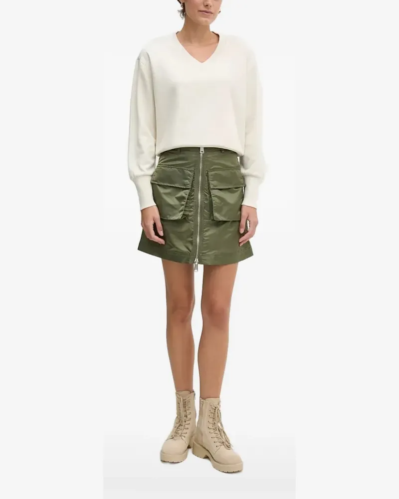 Aeronautica Militare Sweatshirt mit Kristallen - Nude Nude