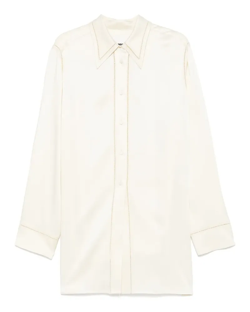 Jil Sander Hemd mit Stickerei - Nude Nude