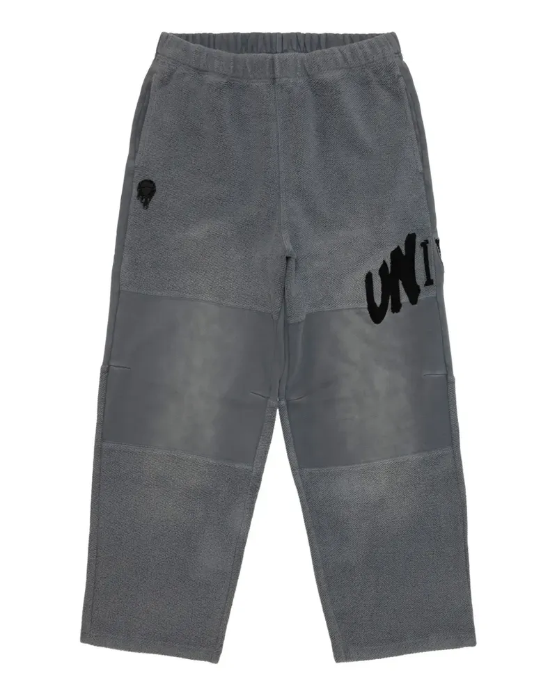 BAPE AAPEUNVS Jogginghose mit Logo-Stickerei - Grau Grau