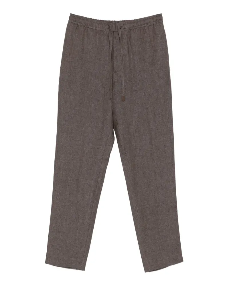 Canali drawstring trousers - Braun Braun