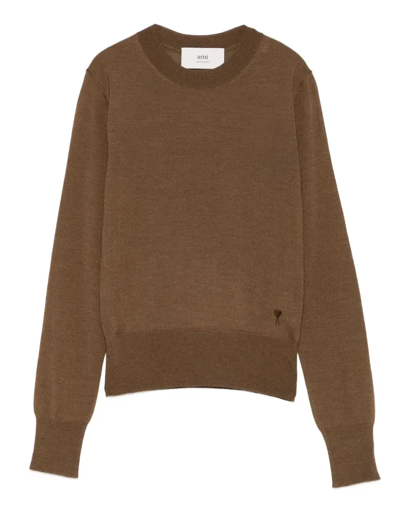 AMI Paris Ami de Coeur Pullover - Braun Braun