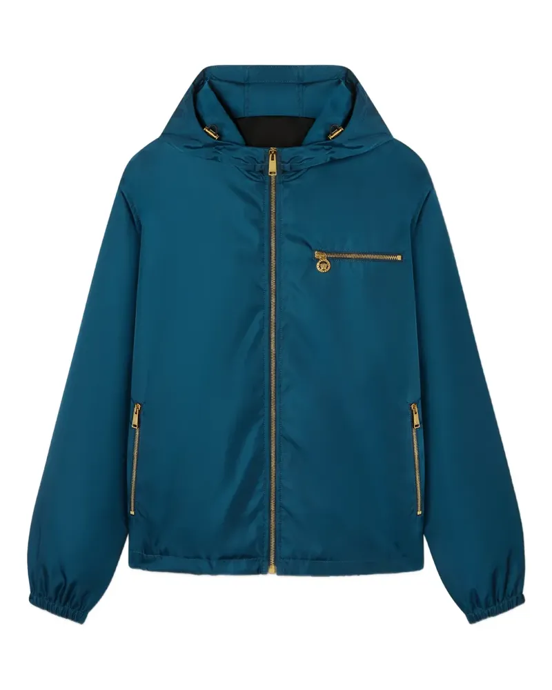 Versace hooded zip jacket - Blau Blau