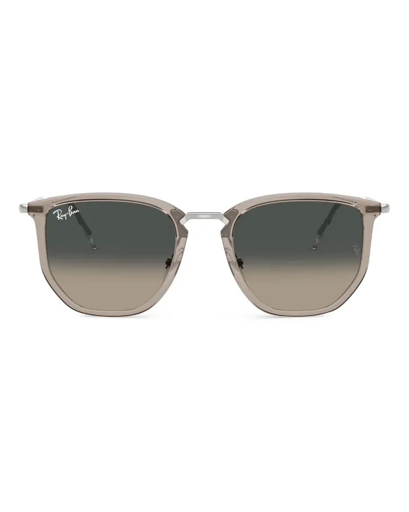 Ray Ban Sonnenbrille mit geometrischem Gestell - Grau Grau