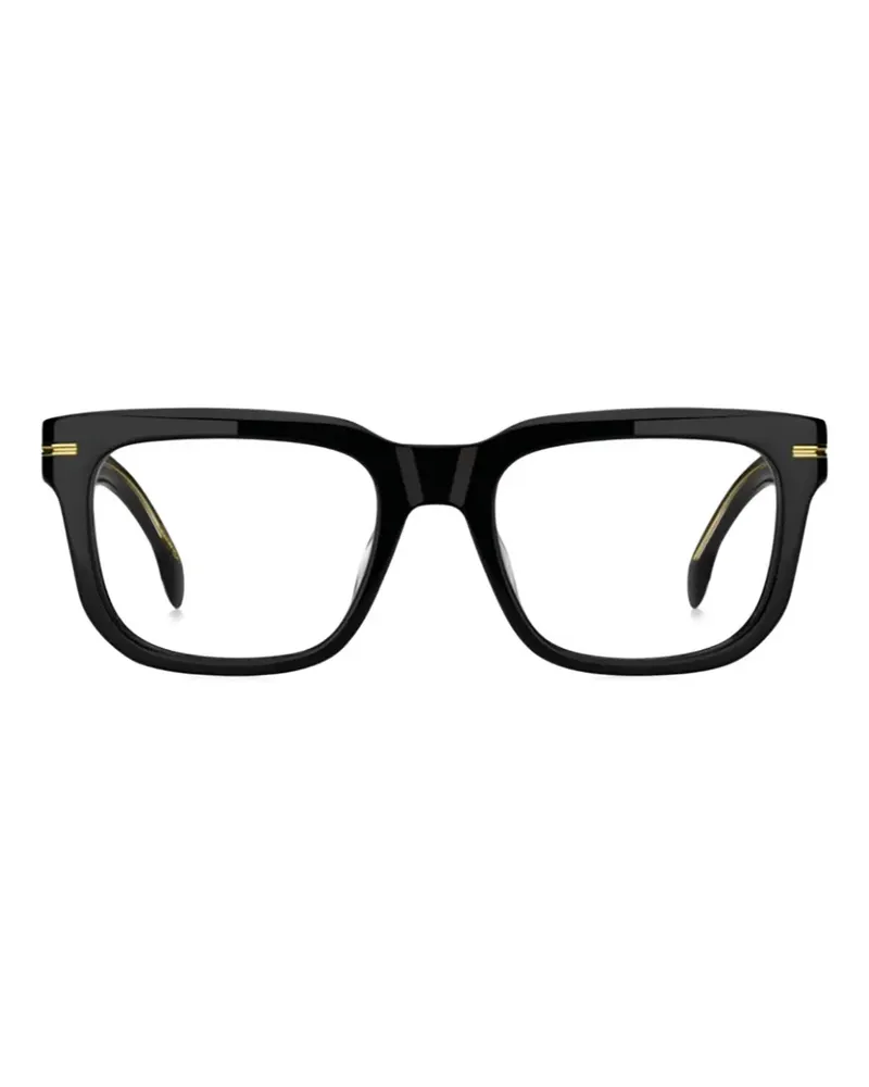 HUGO BOSS square-frame glasses - Schwarz Schwarz