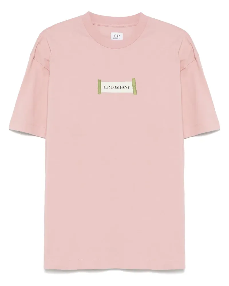 C.P. Company T-Shirt mit Logo-Print - Rosa Rosa
