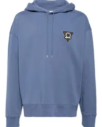 Kitsuné Langärmeliger Hoodie Blau