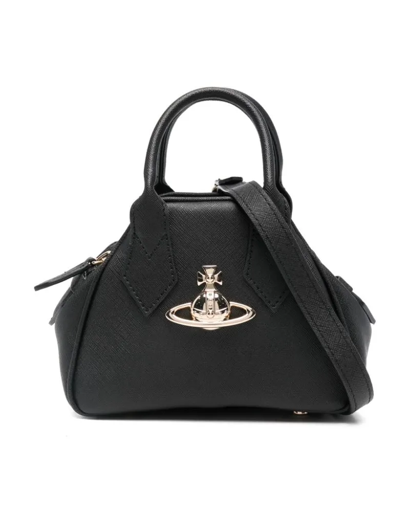 Vivienne Westwood Mini Yasmine Handtasche - Schwarz Schwarz