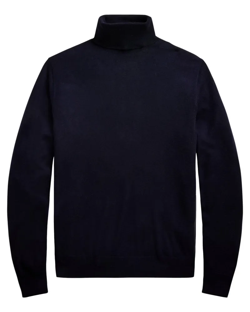 Ralph Lauren Kaschmirpullover mit Rollkragen - Blau Blau
