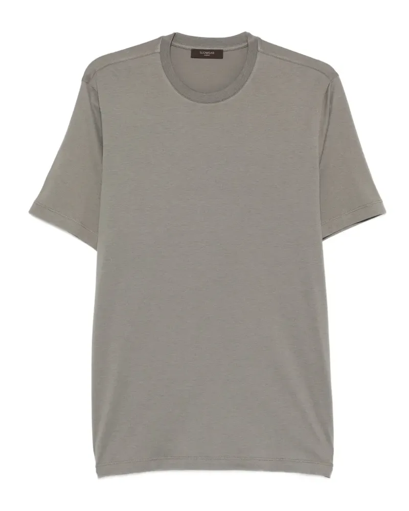 Slowear T-Shirt mit rundem Ausschnitt - Grau Grau