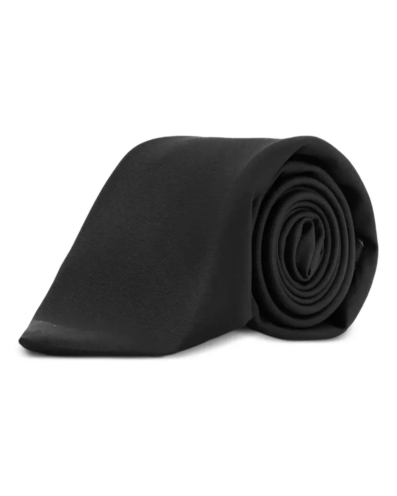 Kiton silk tie - Schwarz Schwarz