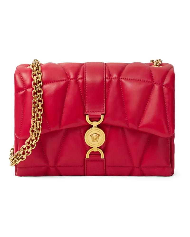 Versace Gesteppte Kleio Schultertasche - Rot Rot