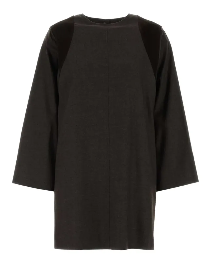 Max Mara Vanesio Minikleid mit Einsätzen - Braun Braun