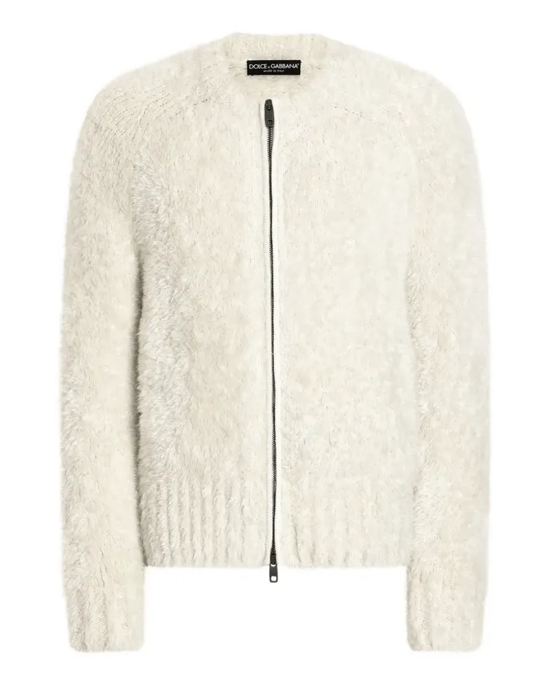 Dolce & Gabbana Pullover aus Alpakagemisch - Weiß Weiß