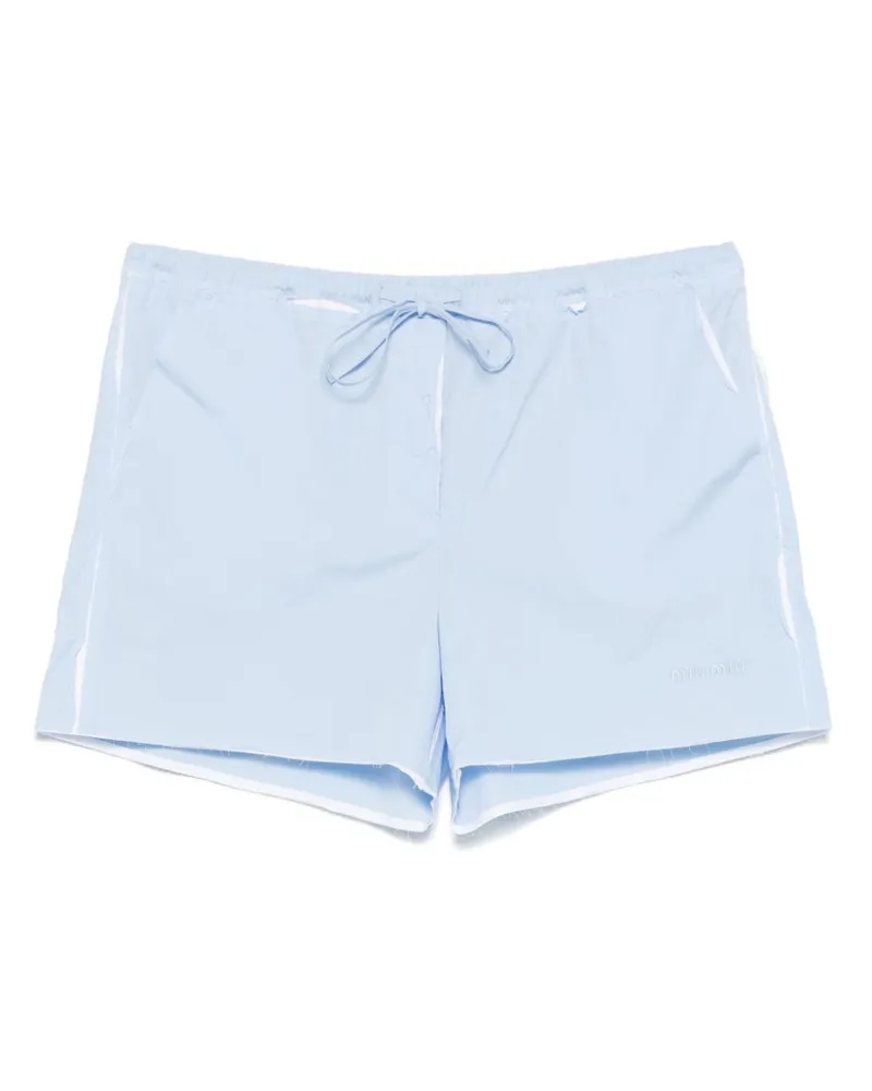 Miu Miu Klassische Boxershorts - Blau Blau
