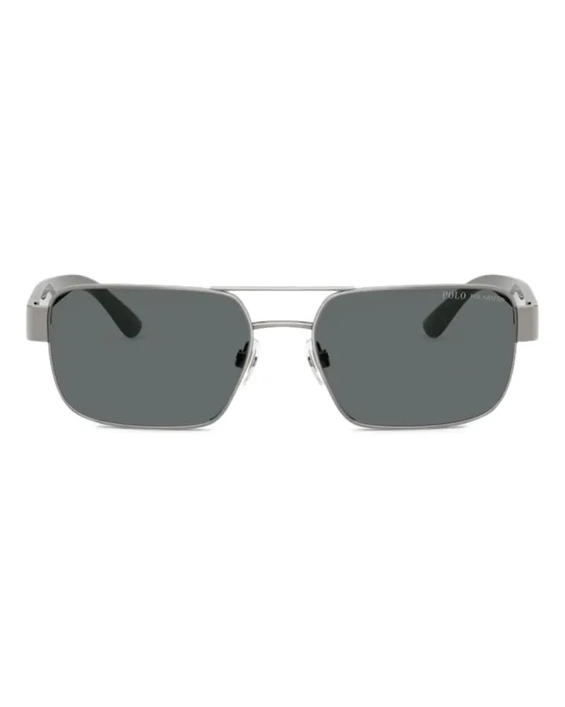 Ralph Lauren rectangle-frame sunglasses - Silber Silber