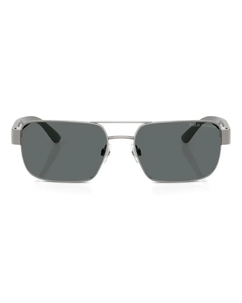 Ralph Lauren rectangle-frame sunglasses - Silber Silber