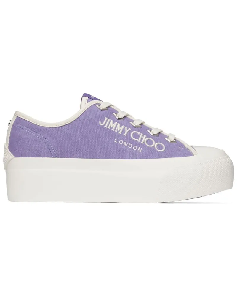 Jimmy Choo Palma Maxi Canvas-Sneakers - Violett Violett